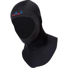 3mm Neopren Küba Dalış Norkeling Davlumbaz Tam Yüz Maskesi Sıcak Hood Cap S