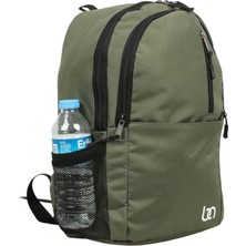 Bagacar Mnt Cepli Yeşil Unisex Okul ve Günlük Sırt Çantası