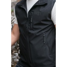 Softshell Yelek Fermuarlı Cepli Mevsimlik