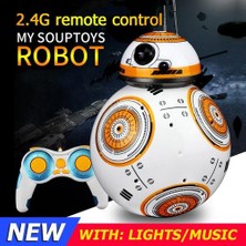 Xinh Yükseltme Modeli Rc Bb 8 Droid Robot Bb8 Akıllı Çocuk Oyuncakları ler ile Ses Eylem 2.4g Uzaktan Kumanda Robot | Rc Arabalar (Yurt Dışından)