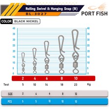 Portfish BL-3027 Hızlı Değişim Fırdöndüsü 4