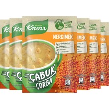 Knorr Çabuk Çorba Serisi Mercimek 22 gr x 6 Adet