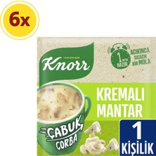 Knorr Çabuk Çorba Serisi  Kremalı Mantar 19 gr x 6 Adet