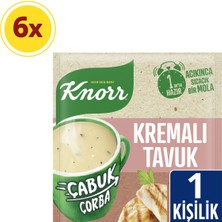 Knorr Çabuk Çorba Serisi Kremalı Tavuk 6 x 18 gr