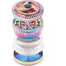 Efotech 63MM 4 Katlı Grinder Herbal Baharat Öğütücü Parçalayıcı Paslanmaz Çelik Mıknatıslı - Drt