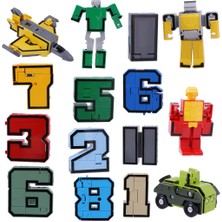 Lovoski Sayılar Zırh Takımı Dönüşümü Robot Oyuncak Çocuk Çocuk Için Mevcut 15 Adet (Yurt Dışından)