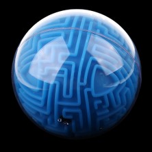 Lovoski 3D Labirent Topu Sihirli Top Bulmaca Beyin Labirent Oyunu Çocuk Eğitici Oyuncak Turuncu Turuncu Medya Zorluk (Yurt Dışından)