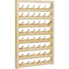 Lovoski 48 Makara Dikiş Iplik Raf Duvarı Montajlı Dikiş Tutucu Organizatör 48 Makara 43X30.5X2CM (Yurt Dışından)