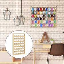 Lovoski 48 Makara Dikiş Iplik Raf Duvarı Montajlı Dikiş Tutucu Organizatör 48 Makara 43X30.5X2CM (Yurt Dışından)