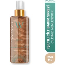 Woyal Bronzlaştırıcı Işıltılı Vücut Spreyi 250 ml