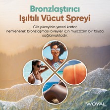 Woyal Bronzlaştırıcı Işıltılı Vücut Spreyi 250 ml