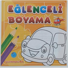 PopŞeker Eğlenceli Yapboz ve Boyama Kitabı 2 Ürün Bir Arada