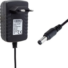 Powermaster PM-4531 12 Volt - 2 Amper Plastik Kasa Priz Tipi Adaptör 5.5*2.5 Uç