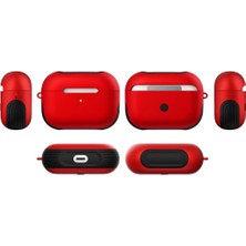 AktarMobile Airpods Pro Uyumlu Kılıf Anti-Shock Kulaklık Kılıfı Darbe Emici Tam Koruma Shockproof