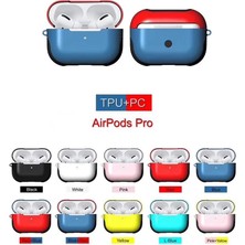 AktarMobile Airpods Pro Uyumlu Kılıf Anti-Shock Kulaklık Kılıfı Darbe Emici Tam Koruma Shockproof