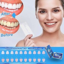 Sanlindou 3D Beyaz Diş Beyazları Çift Elastik Jel Oral Hijyen Diş Beyazlatma Şeritler (14 Adet) (Yurt Dışından)