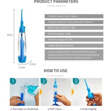 Sanlindou Taşınabilir Oral Irrigador Diş Hijyeni Sulama Su Flosser Jet Kürdan Nazal Irrigator Waterpulse Diş Beyazlatma Temizleyici (Yurt Dışından)