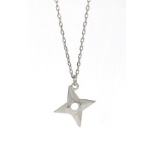 Kolbi Japon Shuriken Kolye Naruto Shuriken Anime Kolye Klasik Zincir
