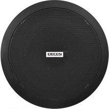 Decon DS-1325TB 13CM 5/10 Watt Trafolu Alçıpan Hoparlör Siyah