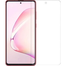 ikon Samsung A81 Kırılmaz Ekran Koruyucu Temperli Cam