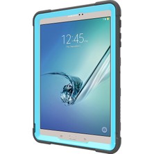 XFashion Galaxy Tab S2 İçin Darbeye Dayanıklı Tablet Kılıfı - Siyah - Mavi (Yurt Dışından)