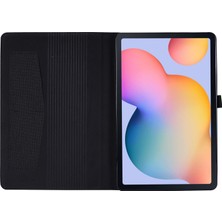 XFashion Galaxy Tab S6 Lite İçin Darbeye Dayanıklı Tablet Kılıfı - Siyah (Yurt Dışından)