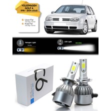 C6 Volkswagen Golf 4 Uzun Far Kısa Far LED Xenon Şimşek Etkili 1998-2004 Arası