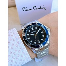Pierre Cardin PR.02.CD.1002  Çelik Kordon Erkek Kol Saati 30 mt Su Gecirmez