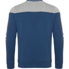 Dıadora Sweatshirt Crew Offside V Indigo Mavi Erkek Sweatshirt - 502.176091-60065