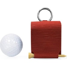 Lovoski Golf Top Çanta ile Döngü Tokası Dayanıklı Pratik Portatif Kare Aile Kırmızı (Yurt Dışından)