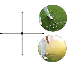 Lovoski 4pcs Çubuk Antrenman Salıncak Eğitmeni 23.6in Golf Hizalama Çubukları Gümüş Hedefleme (Yurt Dışından)