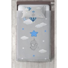 Talia Home  Çocuk Odası Bebek Odası  Fil Desen Yatak Örtüsü