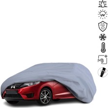 Teksin Honda Jazz 3 Oto Branda Miflonlu Araba Brandası