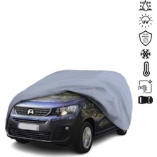 Teksin Peugeot Partner 3 Van Long (2019-) Oto Branda Miflonlu Araba Brandası