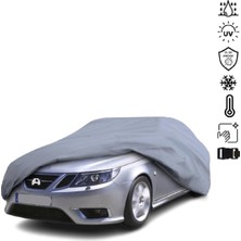 Teksin Saab 9-3 Sedan Oto Branda Miflonlu Araba Brandası