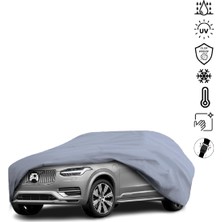 Teksin Volvo XC90 Oto Branda Miflonlu Araba Brandası