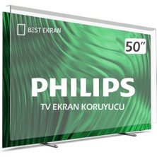 Philips 50PUS7556 Tv Ekran Koruyucu - Philips 50" Inç Tv Ekran Koruyucu