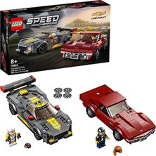 Lego® Speed Champions Chevrolet Corvette C8.r Yarış Arabası ve 1968 Chevrolet Corvette 76903 Yapım