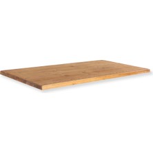 Flora Wood 120X70 Ahşap Kütük Masa Üst Tablası Ladin Ağacı Tabla