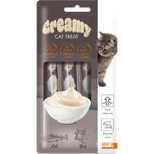 M-Pets Creamy Morina Balıklı Biftekli Kedi Ödülü 4X15GR