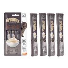 M-Pets Creamy Morina Balıklı Biftekli Kedi Ödülü 4X15GR