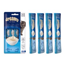 M-Pets Creamy Ton Balıklı Karidesli Kedi Ödülü 4X15GR