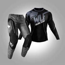 Wlf Racıng X-Air Siyah Gri Jersey Pantolon Takım