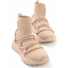 Bambi Nude Triko Kadın Sneaker K02813500182