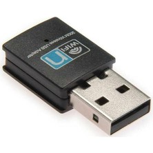 Taşınabilir 300 Mbps USB Wifi Adaptörü Dongle Dizüstü Bilgisayar Için Kablosuz Ağ Alıcısı(Yurt Dışından)