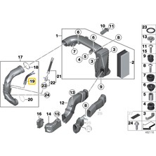 Gkl Bmw E81 E87 E90 E60 F30 F10 N47 N7 Temiz Hava Borusu 13717803842