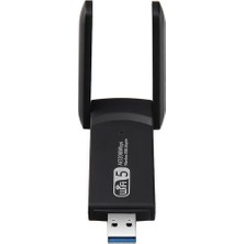 USB 3.0 1200 Mbps Wifi Adaptörü Çift Bant 5 Ghz 2.4 Ghz 802.11AC RTL8812BU Wıfı Anten Dongle Ağ Kartı Dizüstü Masaüstü Için(Yurt Dışından)