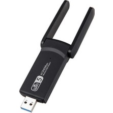 USB 3.0 1200 Mbps Wifi Adaptörü Çift Bant 5 Ghz 2.4 Ghz 802.11AC RTL8812BU Wıfı Anten Dongle Ağ Kartı Dizüstü Masaüstü Için(Yurt Dışından)