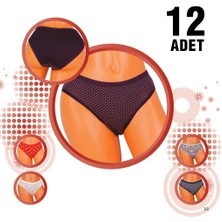 Dondeza 101 Desenli Bayan Bikini 12'li