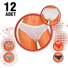 Dondeza 201 Desenli Bayan Ara Beden Külot 12'li